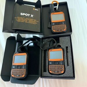 X Orange Satellite Messenger (set of 3)